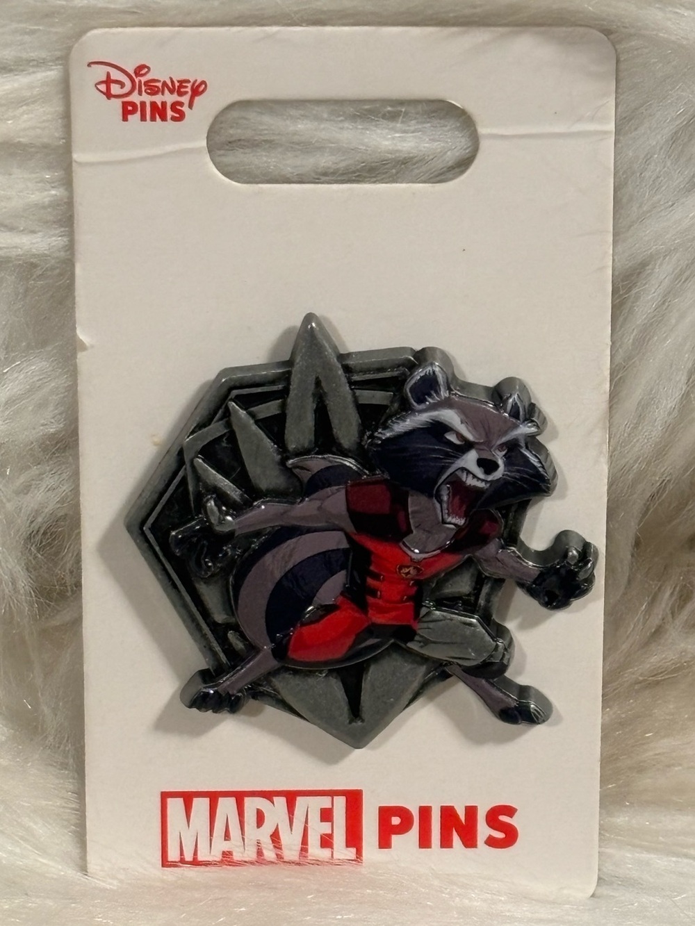 Disney Parks Marvel Rocket Racoon Guardians Galaxy Profile Spotlight OE Pin